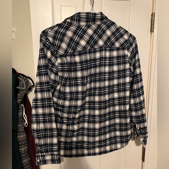 J Crew Flannel pull over - Picture 2 of 3